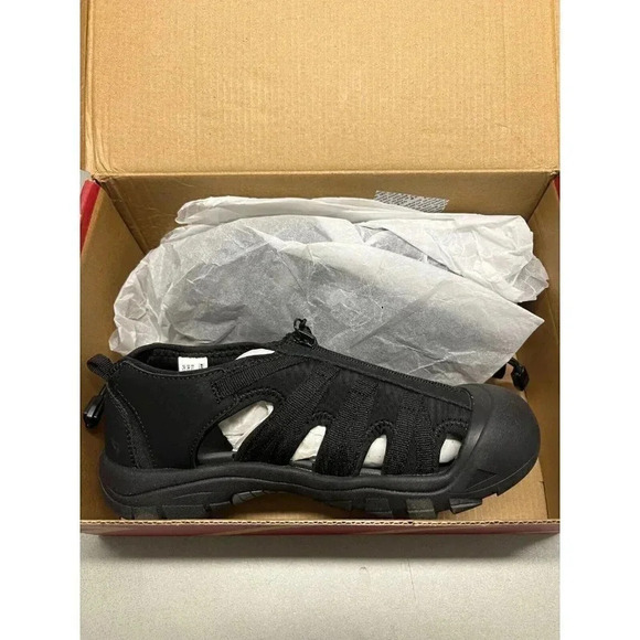 BILLY RIVER SANDALS WOMENS SIZE 6.5 BLACK ZIP FRONT - Picture 8 of 9